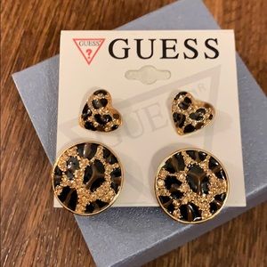 Guess Earrings cheetah print